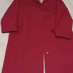 Vintage Red Dress Coat